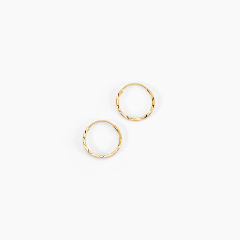 Créoles Valerina Or Jaune - Boucles d'oreilles créoles Femme | Histoire d’Or