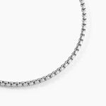 Chaine Emrick Acier Blanc - Chaines Homme | Histoire d&rsquo;Or