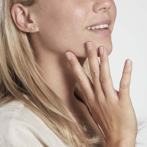 Boucles D'oreilles Puces Or Jaune Diamants - Clous d'oreilles Femme | Histoire d’Or