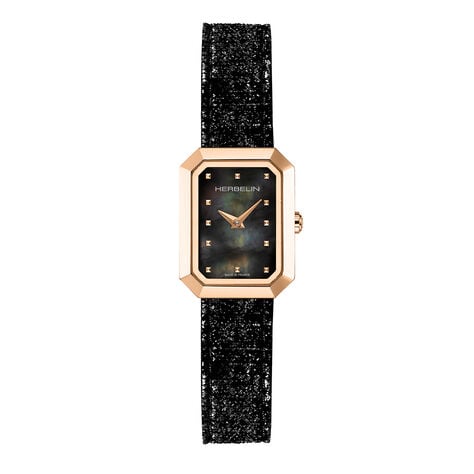 Montre Herbelin Octogône Nacre Noire - Montres Femme | Histoire d’Or