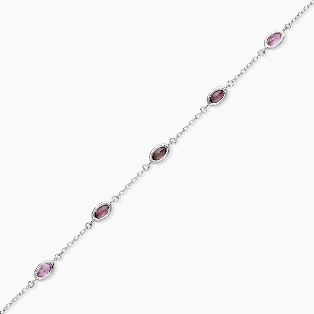 Bracelet Ilvaae Argent Blanc Oxyde De Zirconium - F&ecirc;te des m&egrave;res Femme | Histoire d&rsquo;Or