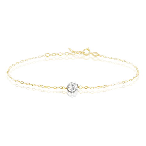Bracelet Elyanah Or Jaune Strass - Bracelets Femme | Histoire d’Or