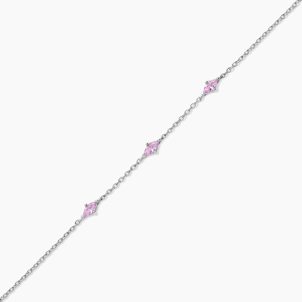 Bracelet Borya Argent Blanc Oxyde De Zirconium - Bracelets Femme | Histoire d&rsquo;Or