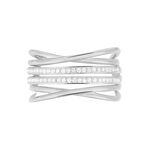 Bague Giseleae Or Blanc Diamant - Bagues avec pierre Femme | Histoire d&rsquo;Or