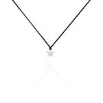 Collier Chris Argent Blanc Oxyde De Zirconium - Colliers fantaisie Femme | Histoire d&rsquo;Or
