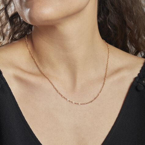 Collier Plaqué Or Lilac Chaine Fantaisie - Colliers fantaisie Femme | Histoire d’Or