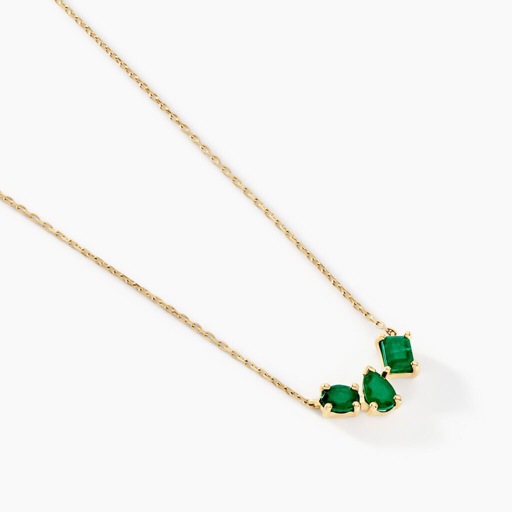 Collier Quincey Or Jaune Emeraude - Colliers Femme | Histoire d&rsquo;Or