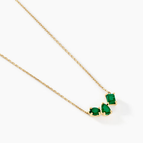 Collier Quincey Or Jaune Emeraude - Colliers Femme | Histoire d&rsquo;Or