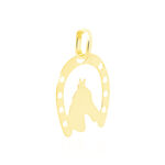 Pendentif Egide Fer A Cheval Or Jaune - Pendentifs Femme | Histoire d&rsquo;Or