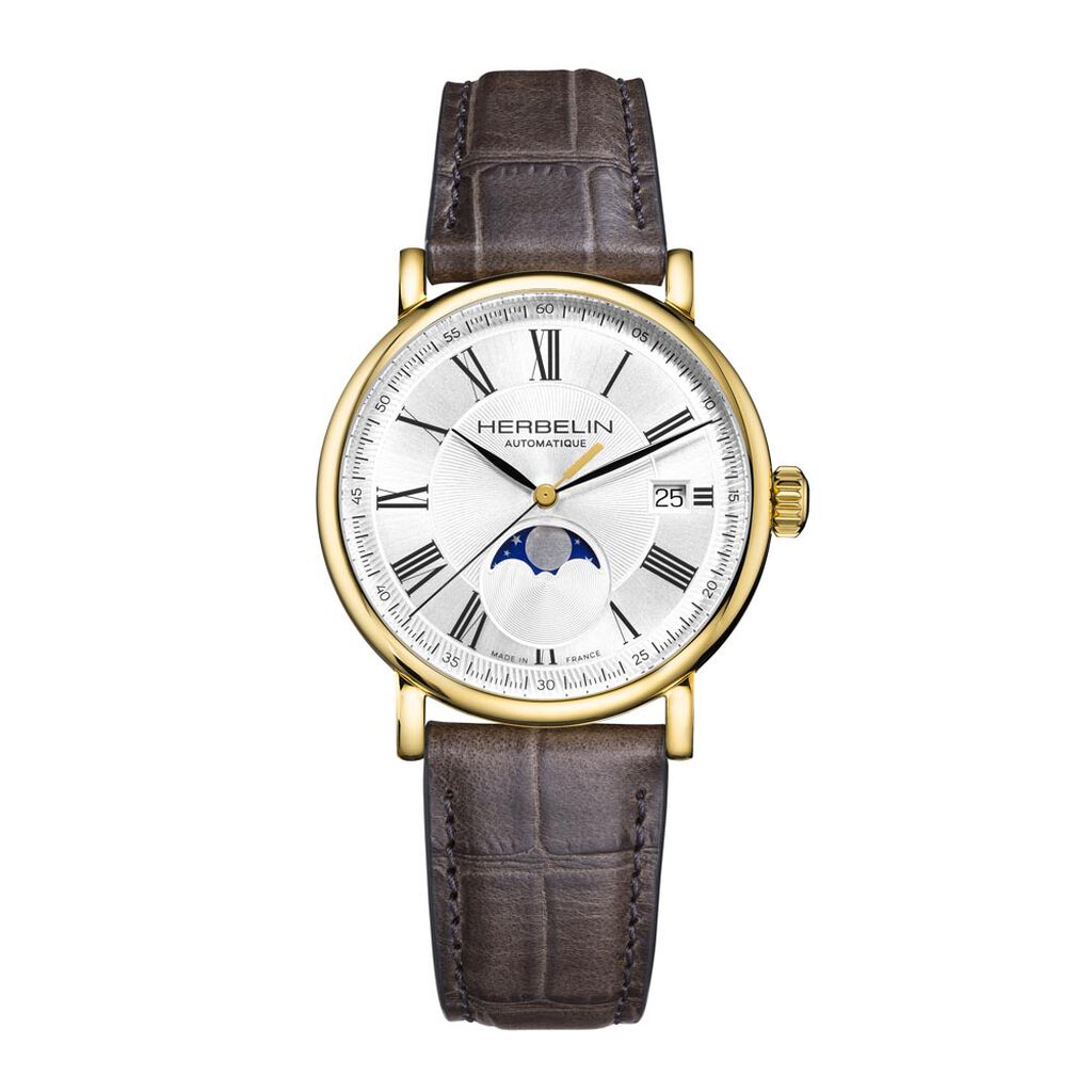 Montre Herbelin Inspiration Argent&eacute; - Montres Homme | Histoire d&rsquo;Or