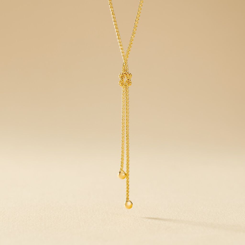 Collier Assil Or Jaune - Bijoux sans pierre Femme | Histoire d&rsquo;Or