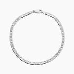 Bracelet Kael Argent Blanc - Bracelets cha&icirc;ne Homme | Histoire d&rsquo;Or
