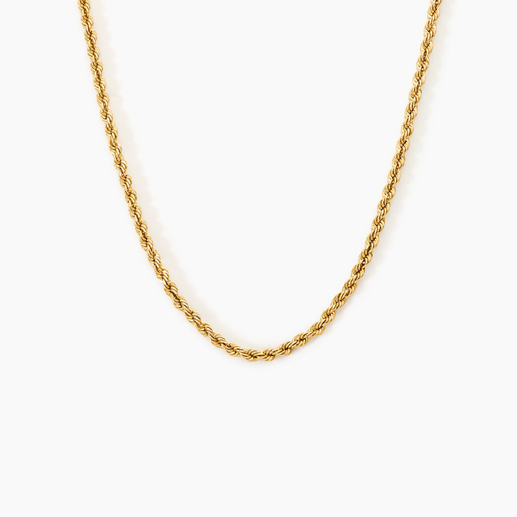 Collier Cordelia Argent Dor&eacute; A L'Or 750/1000 - Bijoux sans pierre Femme | Histoire d&rsquo;Or