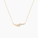 Collier Ainhoa Or Tricolore Diamant - Colliers Femme | Histoire d&rsquo;Or