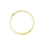 Alliance Juditha Ruban Plat Or Bicolore - Alliances Unisex | Histoire d&rsquo;Or