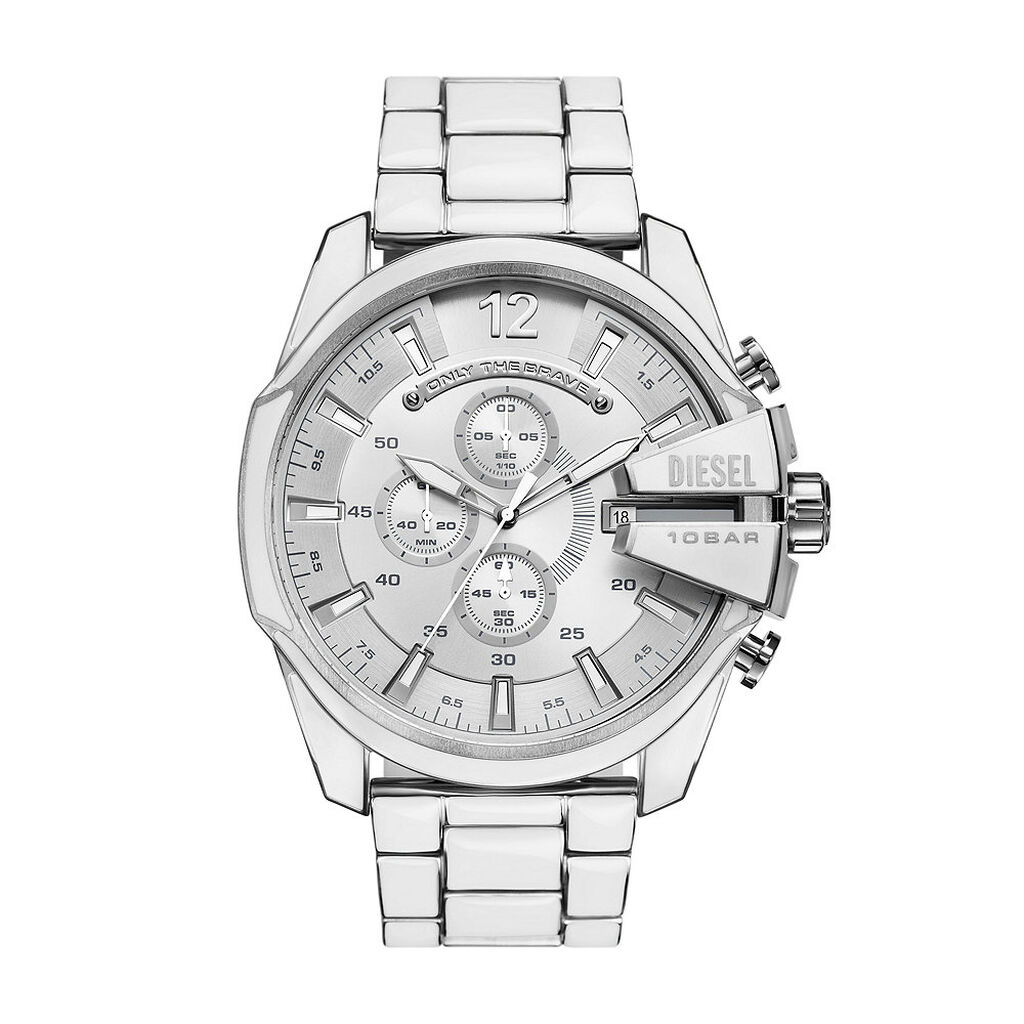 Montre Diesel Mega Chief Argenté - Montres Homme | Histoire d’Or