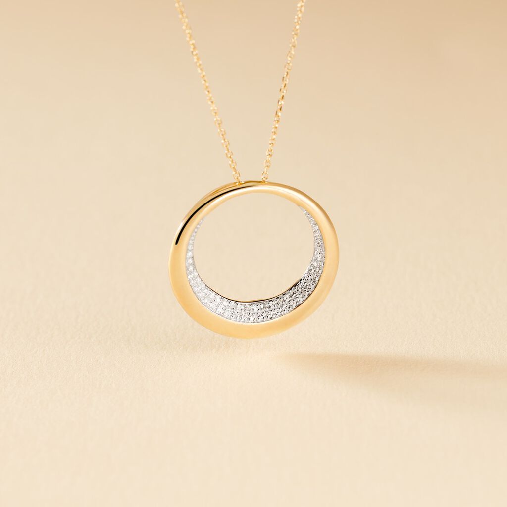 Collier Batoul Or Jaune Diamant - Colliers Femme | Histoire d&rsquo;Or