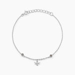 Bracelet Honey Argent Blanc Oxyde De Zirconium - Bracelets Femme | Histoire d&rsquo;Or