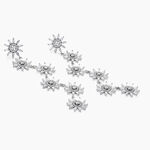 Boucles D'oreilles Pendantes Daisy Argent Blanc Oxyde De Zirconium - Boucles d'oreilles pendantes Femme | Histoire d&rsquo;Or