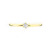 Bague Solitaire Natalia Or Jaune Diamant - Bagues solitaires Femme | Histoire d’Or