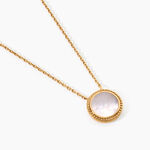 Collier Alyhana Plaqu&eacute; Or Jaune Nacre - Colliers Femme | Histoire d&rsquo;Or