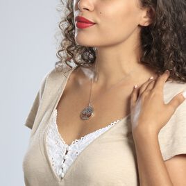 Collier Argent Blanc Aleana Ambre - Colliers Femme | Histoire d’Or