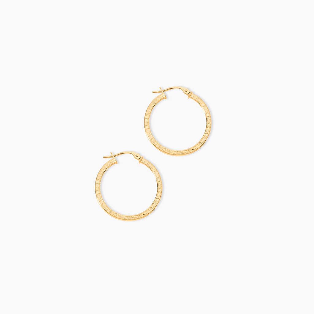 Cr&eacute;oles Xanthia Or Jaune - Boucles d'oreilles cr&eacute;oles Femme | Histoire d&rsquo;Or