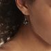 Boucles D'oreilles Pendantes Nina Cera Argent  Strass Et Céramique - Boucles d'oreilles fantaisie Femme | Histoire d’Or