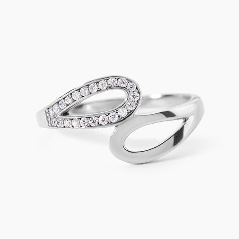 Bague Kali Argent Blanc Oxyde De Zirconium - Bagues avec pierre Femme | Histoire d&rsquo;Or