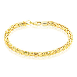 Bracelet Jayna Maille Palmier Or Jaune - Bracelets chaîne Femme | Histoire d’Or