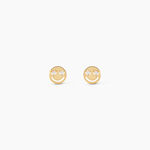 Boucles D'Oreilles Puces Viloa Or Jaune Oxyde De Zirconium - Clous d'oreilles Enfant | Histoire d&rsquo;Or