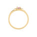 Bague Plaqué Or Jaune Alais Oxyde De Zirconium - Bagues Coeur Femme | Histoire d’Or