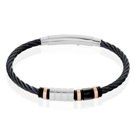 Bracelet Alexandre Acier Bicolore - Bracelets Homme | Histoire d&rsquo;Or