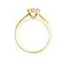 Bague Charlène Or Jaune Diamant Synthetique