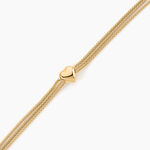 Bracelet Johana Argent Dor&eacute; A L'Or 750/1000 - F&ecirc;te des m&egrave;res Femme | Histoire d&rsquo;Or