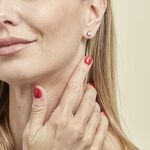 Boucles D'oreilles Puces Nilay Plaqu&eacute; Or Jaune Oxyde De Zirconium - Boucles d'oreilles fantaisie Femme | Histoire d&rsquo;Or