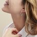 Créoles Desya Argent Blanc Oxyde De Zirconium - Boucles d'oreilles créoles Femme | Histoire d’Or