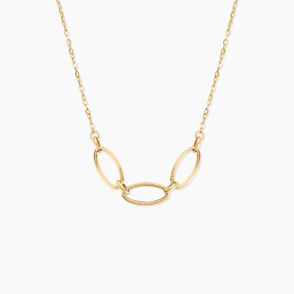 Collier Maylana Or Jaune - Bijoux sans pierre Femme | Histoire d&rsquo;Or