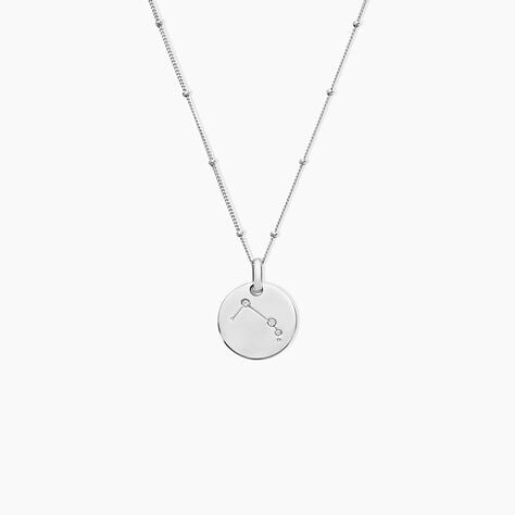 Collier Astr Argent Oxydes De Zirconium - Colliers Zodiaque Femme | Histoire d&rsquo;Or