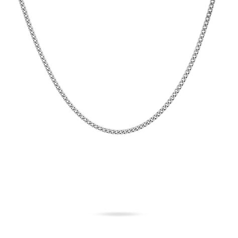 Chaîne Minyar Maille Gourmette Argent Blanc - Chaines Femme | Histoire d’Or