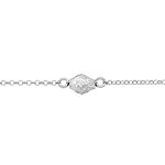 Bracelet Argent Blanc Jacquotte - Bracelets Femme | Histoire d&rsquo;Or