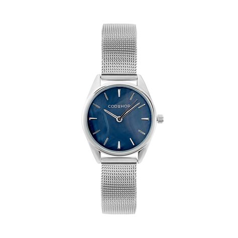 Montre Codhor Aly Nacré Bleu Nuit - Montres Femme | Histoire d’Or