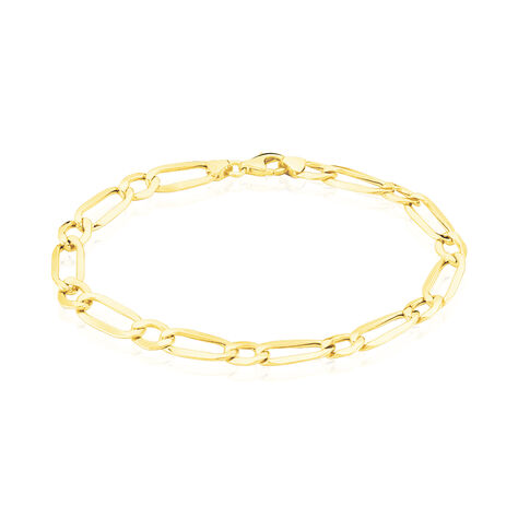 Bracelet Ophelio Maille Alternee 1/1 Or Jaune - Bracelets chaîne Homme | Histoire d’Or