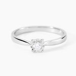 Bague Diamotion Or Blanc Diamant - Bagues solitaires Femme | Histoire d&rsquo;Or