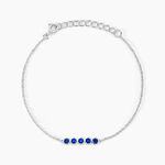 Bracelet Karrie Argent Blanc Oxyde De Zirconium - Bracelets Femme | Histoire d&rsquo;Or