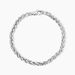 Bracelet Argent Blanc Savanne - Bracelets chaîne Femme | Histoire d’Or