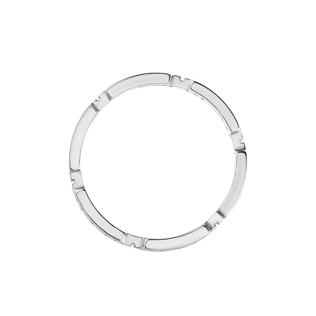 Bague Ulrich Argent Blanc - Bagues Homme | Histoire d’Or
