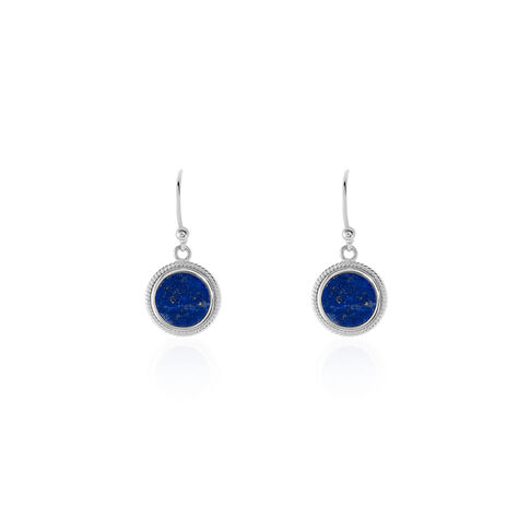 Boucles D'oreilles Argent Zea Lapis Lazulis - Boucles d'oreilles fantaisie Femme | Histoire d’Or