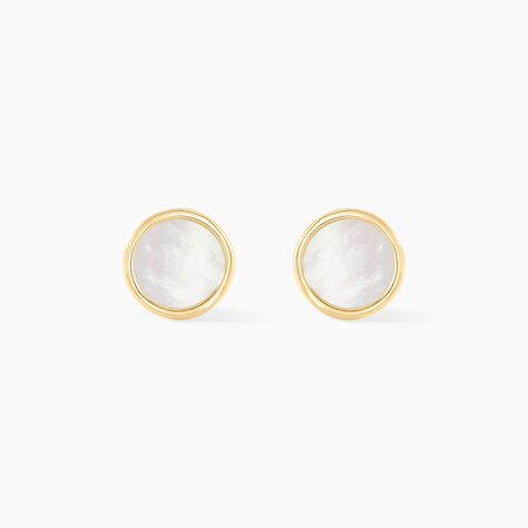 Boucles D'oreilles Lucky Gems Or Jaune - Clous d'oreilles Femme | Histoire d&rsquo;Or