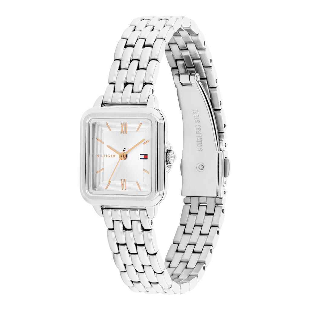 Montre Tommy Hilfiger Mia Blanc - Id&eacute;es cadeaux Femme | Histoire d&rsquo;Or